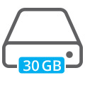 30GB de capacidad